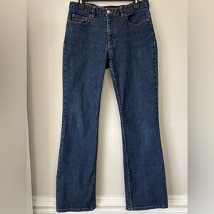 Banana Republic Bootcut Stretch Denim Jeans Medium Wash Womens 8 Long 32” Inseam